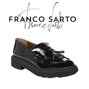 Franco Sarto Black Loafers